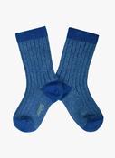 COLLEGIEN VICTOIRE SOCKS IN BLEU SAPHIR image