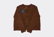 SPHERE ONE ALDOUS CASHMERE CARDIGAN IN HAZELNUT image
