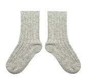 COLLEGIEN CHAMOIS SOCKS IN GRIS CLAIR image