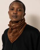 HARTFORD BANDANA SCARF IN BROWN