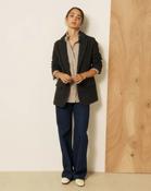 HARTFORD VITTORIA BLAZER | BROWN/BLACK image
