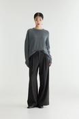 BELLEROSE VOLKERT62 PINSTRIPED TROUSERS IN GREY image