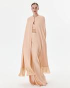 DI STAVNITSER DECO CREPE CAPE IN PEACH