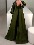 BERNADETTE GEORGE DRESS | DARK LIME image
