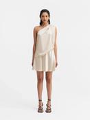 AHLVAR GALLERY ELLE SATIN TANK IN CREAM