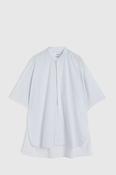 HED MAYNER WHITE/BLUE STRIPE LONG SHIRT image
