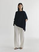 LISA YANG DIN CAPE SWEATER IN NAVY