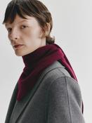 LISA YANG FLORIANNE SCARF IN DEEP PLUM image