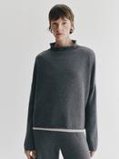 LISA YANG SANDY SWEATER IN GRAPHITE