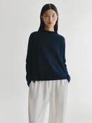 LISA YANG SANDY SWEATER IN NAVY image