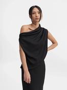 AHLVAR GALLERY LANA SILK TANK IN BLACK image