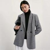THE LANDSKEIN MANU | BLACK/IVORY HERRINGBONE image