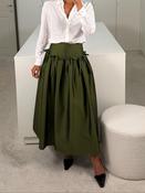 BERNADETTE OSCAR SKIRT | DARK LIME image
