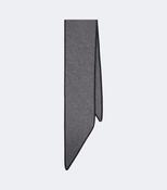 LISA YANG CHELSEA SCARF IN GRAPHITE/BLACK image