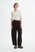MKDT PELLA COTTON TWILL PANTS | FIG image