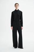 MKDT PRESSA MATTE SILK TROUSERS | BLACK image