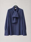 NATAN FORCE BLOUSE | NAVY COTTON