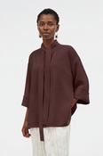 MKDT SIVE BLOUSE | BURGUNDY