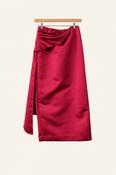 SIX ROADS CAMILLA SKIRT | BURGUNDY image