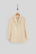 TER ET BANTINE ONE BUTTON JACKET IN CREAM image