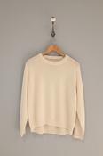 JUMPER 1234 CASHMERE CREW SWEATER IN ORGANIC WHITE image