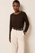 HARTFORD TATAUETE TOP | CHOCO