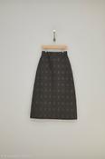 LUNATICA MILANO ALINE ZQ ZENITH MIDI SKIRT IN BLACK image