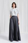 PALMER HARDING LUMEN TROUSERS IN GREY COTTON VOILE image