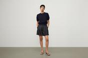 LISA YANG GENEVRA TOP IN DEEP NAVY image
