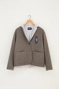 GALLEGO DESPORTES JACKET WITH STRIPED LINING IN CHINE BLUE image