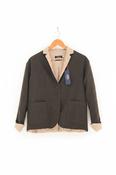 GALLEGO DESPORTES JACKET WITH STRIPED LINING IN CHINE BROWN image