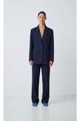 MANTU TWO-BUTTON LONG SLEEVE BLAZER IN NAVY image