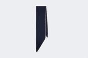 LISA YANG CHELSEA SCARF IN NAVY/GRAPHITE image