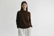 LISA YANG SANDY SWEATER IN DARK OAK