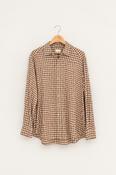 HARTFORD CINEMA SHIRT IN BEIGE CHECK