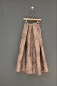 LUNATICA MILANO LUNA JQ GLIMMER MIDI SKIRT IN GREY image