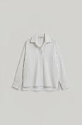 NATAN DALTON SHIRT IN  WHITE / BORDEAUX STRIPE image