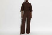 LISA YANG AINSLEY PANTS IN DEEP WALNUT image
