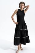 Kaylie Ric Rac Midi Dress
