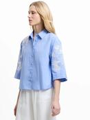 Cambria Blue Embroidered shirt image
