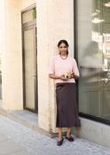 Kalotte Brown Slip Skirt image