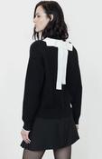 Davan Bow Applique Knit