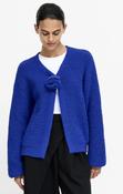 French Connection Kenly Blue Rosette Knit