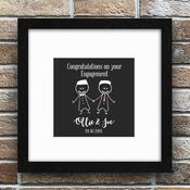 Mr and Mr Engagement Present (SAME SEX)