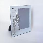 Flute Engagement Mirror Frame 4" x 6" (Engrave Me) image