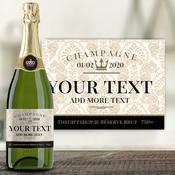 Personalised Champagne Bottle image