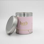 Herb Dublin Rhubarb &amp;amp; Fresh Mint Candle -Tin Tall image