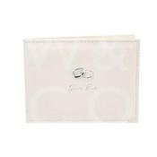 Amore Suede Guest Book with Silver Rings - 40 Pages