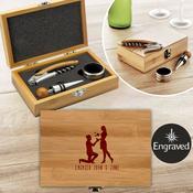 Bamboo Wine Set Engaged image