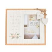 White - Happily Ever After Love Story Frame image
